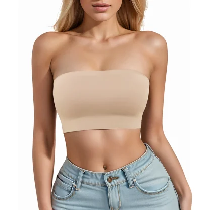 Sexy Seamless Solid Strapless Bra - Image 10