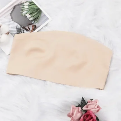 Sexy Seamless Solid Strapless Bra - Image 13