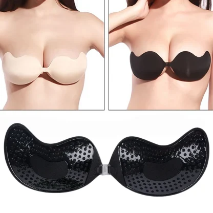 Lace-up Front Push Up Strapless Bra - Image 9