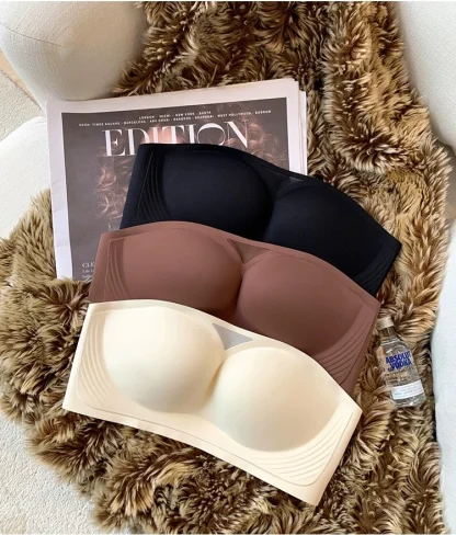 Wireless Comfortable Strapless Bra - Image 4