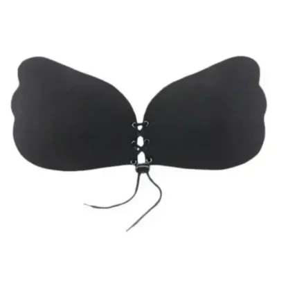 Push Up Lace-up Strapless Bra