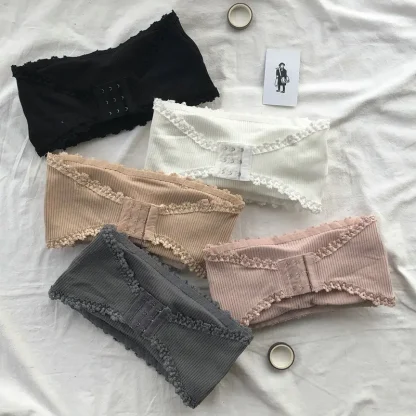 Scalloped Trim Strapless Bra - Image 5