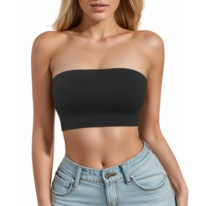 Sexy Seamless Solid Strapless Bra - Image 6