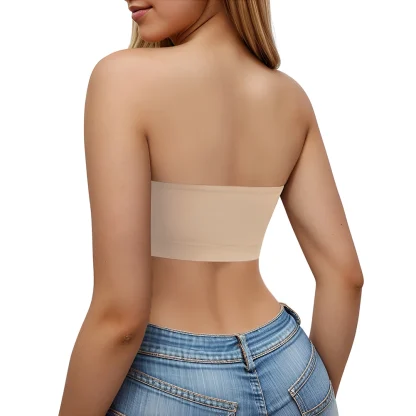 Sexy Seamless Solid Strapless Bra - Image 12